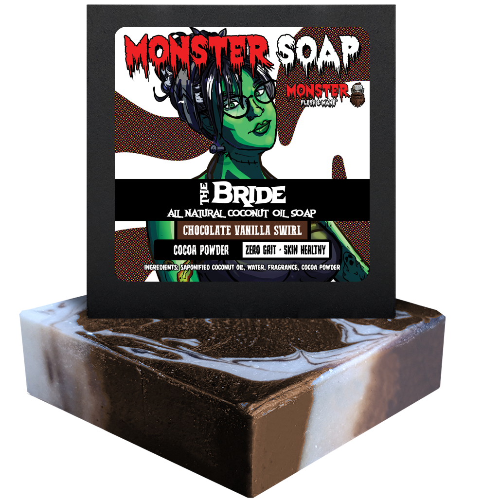 Bride MONSTER Soap - Chocolate Vanilla Scent