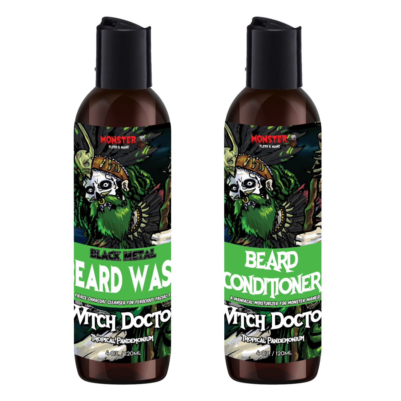 Beard Wash and Beard Conditioner Set